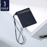 Pemegang Kad Bank GOLF Sarung Kad Bergaya Slot Berbilang Kad Klip Kad Lelaki Padat Pemegang ID Wanit