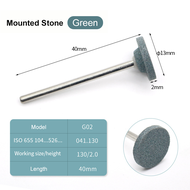 LODDEN 100pcs/box Dental Green Stone HP for Contour Ceramic Grind Polish Dental Material Drill Denta