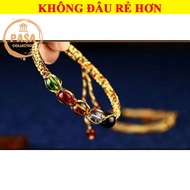 SUPER CHEAP Five-colored bracelet mixed with 5 five-element stones for peace and luck, high-end feng