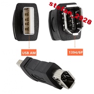 FireWire 400 1394 Adapter USB2.0 AM To 1394 6P Female