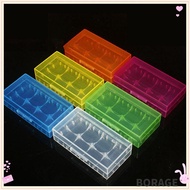 BORAG Battery , 4 AA AA Anti-slip 18650 Battery Box,  Portable Coloful Plastic Battery Holder Storag
