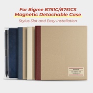 Twosheep Magnetic Detachable Case for Bigme B751C and B751CS 7-inch Soft TPU Cover with Stylus Holde