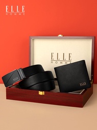 ELLE HOMME | เข็มขัดกระเป๋าสตางค์หนังใช้งานได้จริง