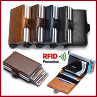 Wallet Men Money Bag Purse Male Aluminium Card Holder Wallet Small Smart Wallet