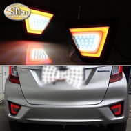 Untuk Honda Jazz Fit 2014-2017 Multi-fungsi LED Bumper belakang lampu kabut lampu brek lampu Turn Si