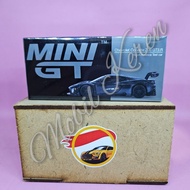 Diecast Mini GT Chevrolet Corvette Z06 GT3 R black rubber tires
