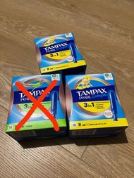 易推導管 衛生棉條 Tampax Pearl Compak 3-in-1 Tampons