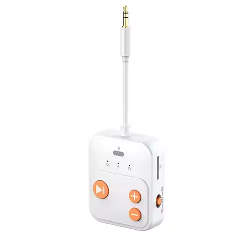 B03B-TF Card Reader Wireless Audio Receiver Bluetooth 6.0 Adapter 3.5Mm AUX Dual Device Adapter For 