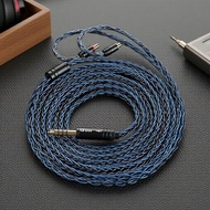 KBEAR ST12 Plus 2m 2-Pin IEM Replacement Cable, 8-Core 4N OFC Silver-Plated HiFi Wire for KZ/ZST/AS1