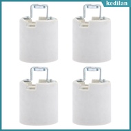 🏠 4pcs E26 Screw Lamp Holder Compatible with Table and Ceiling Lamps Light Bulb Socket
