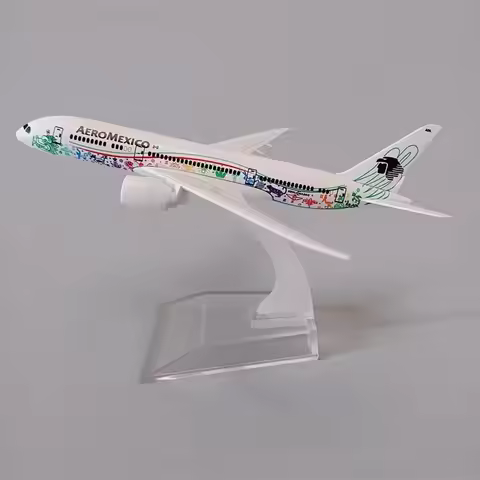16cm Alloy Metal Mexican Air Aeromeixco B787 Airlines Airplane Model Boeing 787 Airways Plane Model