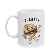 Burger Bold Food Mug Ceramic Mug 11oz
