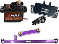 TEIRAY for AXIAL SCX24 Servo Metal Gear EMAX Servo Steering Servo with Servo Steering Link Set and A