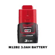 MILWAUKEE M12 B3-3.0AH BATTERY