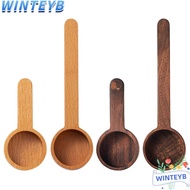 WINTEYB Coffee Spoon Black  Coffee Bean Scoop Gram Scoop Wooden