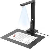 CZUR Portable 12MP Document Scanner, USB Document Camera, Fast Scan 1s/Page, Capture Size A4, OCR Fu