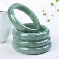 Real Jadeite Natural Ice Green Jade Bangle Original Certified Luxury Bracelet For Women Free Shippin