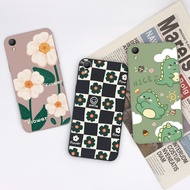 Fashion Case For OPPO A39 Retro Floral Dinosaur Casing Soft Silicone Phone Cover Protective Shockpro