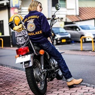 American Retro ffa Jacket Men Spring Autumn Style Street Wear Loose Casual All-Match Tooling Corduro