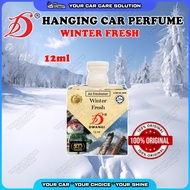 🌸 DWANGI Fresheners Winter Fresh Car Home Perfume Hanging Packaging Kotak Pewangi Kereta 12ml Origin
