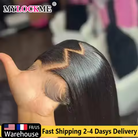 Glueless Wig Human Hair Straight 6x4 5X5 9x6 7x5 Ready To Wear Lace Closure Human Hair Wigs For Wome