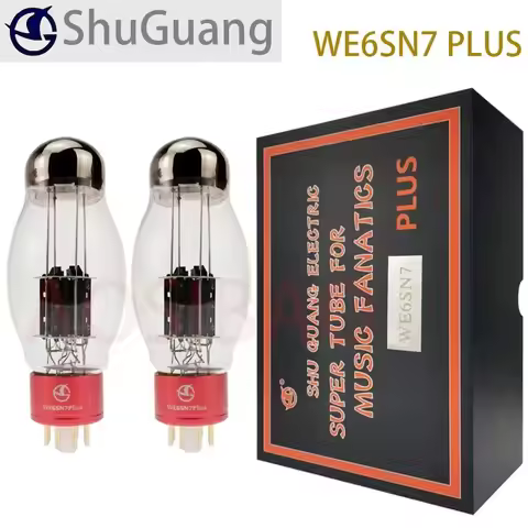 SHUGUANG WE6SN7 PLUS Vacuum Tube Precision pairing Valve Replaces 6N8P/6SN7/6H8C/CV181 Electronic tu