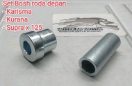 BOS BOSH RODA DAN TROMOL DEPAN BELAKANG KARISMA BLADE REVO SUPRA X125 NON DOUBLE DISC SET