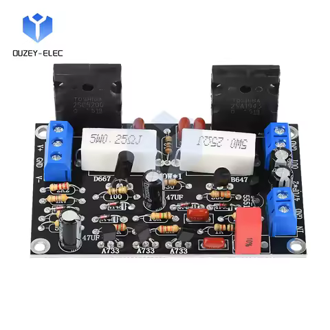DC -10V~45V Rear Amplifier Board HiFi Audio Amplifier Module Mono 100W Audio Amplifier Home Theater