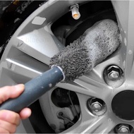 🚘Ready Stock🚘Car Wash Microfiber Wheel Tire Rim Brush Car Wheel Wash Cleaning For Car Tyre Mud Auto 