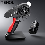 [TENOL] RC Car Controller Remote Control Transmitter with Receiver 2.4GHz 200M RC Transmitter And Re