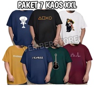 Unisex Jumbo T-Shirts Pack of 7 XXL T-Shirts