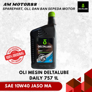 Oli Deltalube Daily 757 Premium 1L Sae 10W40 Oli Deltalube Daily 1L OLI MESIN DELTALUBE DAILY 757 1L