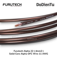 [Cut meter] Furutech Alpha 22 Power Cord - Solid Core Alpha OFC Wire 11 AWG