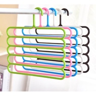 GANTUNGAN 5-Tier Multifunctional Hijab Hanger/5-Tier Magic Clothes Hanger/5-Tier Clothes Hanger/5-Ti