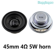 RR Portable Speaker Repair Parts Round Speaker  Power Full Ranges Audios Speaker 45mm 4Ohm 5W 8Ohm 3