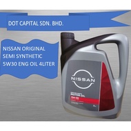 *NISSAN ORIGINAL ENG OIL 5W30 SEMI SYNTHETIC 4 LITER #NSKLANS3-0530-4M *ALMERA LIVINA LATIO SYLPHY X