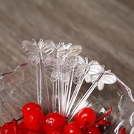 Fruit Fruit Fork Set Creative Disposable Fruit Fork Household Small Fork Plastic Fruit Pick Fruit Pl