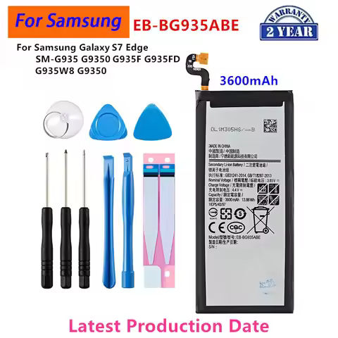 Durable Replacement Battery for Samsung Galaxy S Series S6 Edge Plus S7 Edge S8 Plus S9 Plus S10E S1