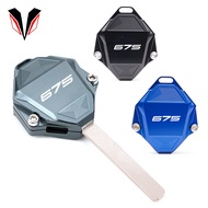 For CFMOTO 675NK 675SR 675SR-R 675SS CF 675 NK SR Motorcycle CNC Key Cover Case Shell & Keyring Keyc