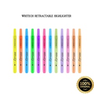 Writech Retractable Highlighter | Refillable [NON-TOXIC]