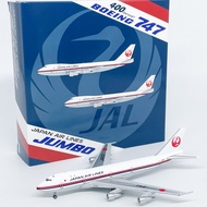 1: 400 Japanese Airlines JAL Boeing B747-100 Passenger Aircraft Model Simulation Alloy Aircraft Fini