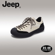 JEEP JEEP Women's Shoes Autumn Outdoor Hiking Hiking Shoes Women Fashion Commuter Casual Shoes Big T