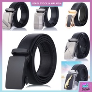 Men Adjustable Leather Automatic Buckle Belt