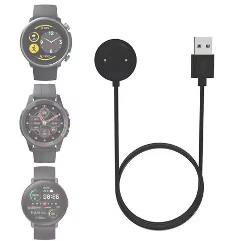 USB Charging Cable for Xiaomi Mibro A1/X1/Lite Mibro Color Sport Smart Watch Dock Charger Adapter Ac