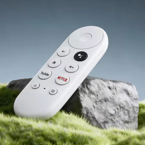 New Voice Remote Control for Google Chromecast TV 4K (Snow), Replacement Remote for Google Chromecas
