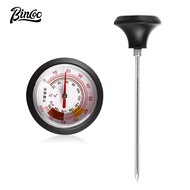 BINCOO Thermometer Coffee Thermometer Adjustable Clip Pointer Stainless Steel Probe