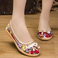 Summer Breathable Women's Shoes Flat Cloth Shoes Net Shoes Fashion Mother Shoes Work Shoes Old Beiji