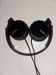 【二手 9成新】Sony MDR-ZX110 頭戴式有線耳機 黑色 可摺疊便攜