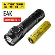 NITECORE E4K 4400 Lumens Outdoor Portable High-Intensity Handheld Flashlight Aluminum Alloy Waterpro
