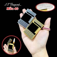 BẬT LỬA DUPONT HOA VĂN TRÁI TIM M-40 (S.T. DUPONT) - (XÀI GAS)